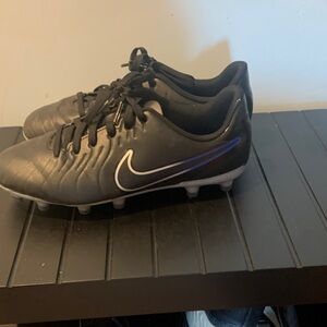Nike Black and Blue Athletic Cleats
